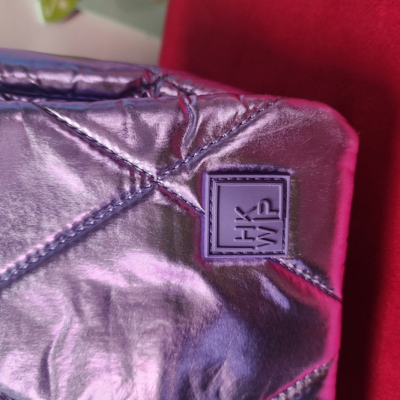 Shawn Killinger x IHKWIP Knotted Shoulder Bag Two Straps Lavender Joy - Picture 3 of 8